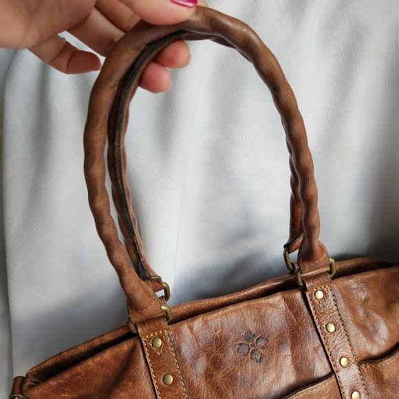 Patricia Nash Leather Brown Crossbody Bag /Handbag - Picture 4 of 16